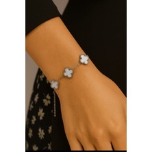 GEEN 316L Paslanmaz Çelik Yonca Bileklik