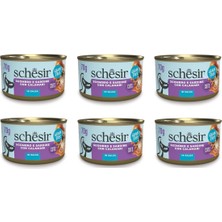 Schesir  Sardalya ile Uskumrulu Sos Içinde Tamamlayıcı Kedi Konservesi 70 Gr. x 6 Adet