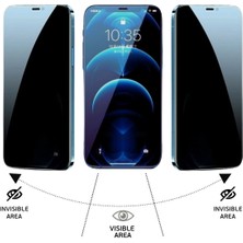HANPORIUM Apple iPhone 17 Air Hayalet Ekran Koruyucu 6D Kırılmaz Cam Gizlilik Korumalı Extra Darbe Koruma Ekranı Tam Kaplar