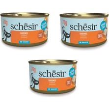 Schesir  Sardalyalı Sos Içinde Tamamlayıcı Kedi Konservesi 70 Gr. x 3 Adet