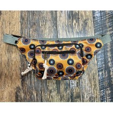 Unisex  Renkli Desenli Bohem Etnik Otantik Omuz ve Bel Çantası Günlük Seyahat Kullanım