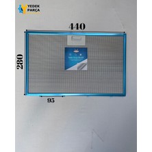 Arçelik Uyumlu Davlumbaz Filtresi 44X28 cm Arkaara 10CM Aspiratör Filtre