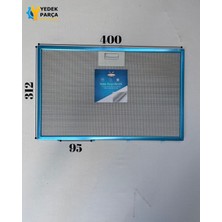 Arçelik Uyumlu Davlumbaz 40X31,2 cm Arka Aralık  9,5cm Aspiratör Filtresi