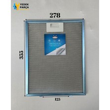 Esty Uyumlu Davlumbaz 28X35,5 cm Arka Aralık 12,5 cm Aspiratör Filtresi