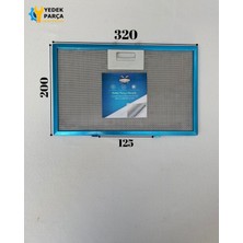 Silverline Uyumlu Davlumbaz 32X20 cm Arka Ara 12,5 cm Aspiratör Filtresi