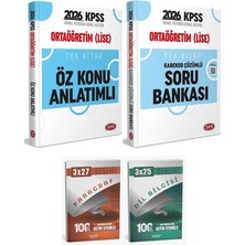 Data 2026 Kpss Ortaöğretim Lise Öz Konu Anlatımlı + Soru Bankası 2 Li Set Anla Kazan Paragraf