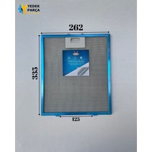 Icf Uyumlu Davlumbaz 26,2X33,5 cm Arka Aralık 12,5 cm Aspiratör Filtresi
