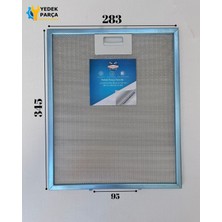 Dominox Uyumlu Davlumbaz 28,5X34 cm Arka Ara 12,5 cm Aspiratör Filtresi