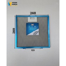 Termikel Uyumlu Davlumbaz 26,8X26 cm Arka Ara 12,5 cm Aspiratör Filtresi