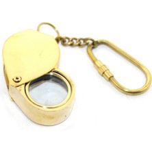 Ttt Pirinç Büyüteç Anahtarlık Model 2