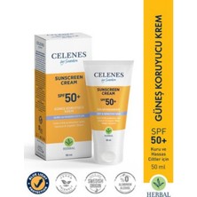 Celenes Herbal Anti-Aging Güneş Kremi SPF 50 – 50 ml | Yaşlanma Karşıtı, Bitkisel İçerikli, Yüz Güneş Koruyuc