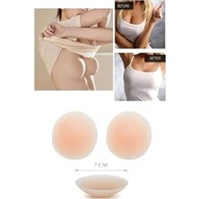 Over Pazar Kadın Silikon Göğüs Ucu Kapatıcı 7 cm Hızlı Emici Silikon Pedi
