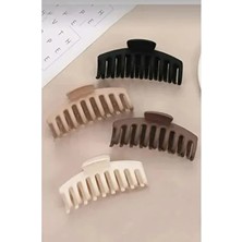 Monalisa Toka Kadınlar İçin Monalisa Takı Mandal Toka Çok Renkli XL Büyük Boy (11 Cm) Poliamid 4'lü Set