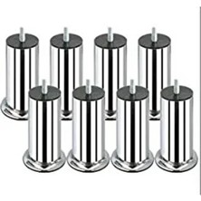 Krgz Hrd Baza Koltuk Kanepe Ayağı Civatalı 12 cm (8 Adet) Kalın Diş