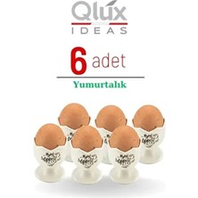Qlux Ideas Yumurtalık 6 Adet Yumurta Sunumluk Yumurta