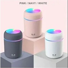 Belirtilmemiş H2O LED Işıklı Mini Oda Hava Nemlendirici ve Taşınabilir Buhar Makinesi