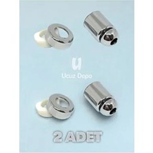 Ucuz Depo Klozet Taharet Çubuk Ucu Perlatör Krom Tip 2 Adet