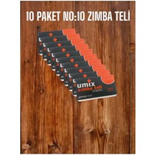 Seyfi Kırtasiye No:10 Zımba Teli 10 Paket x 1000 Adet Toplam 10.000 Basım Küçük Zımba Teli