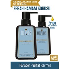 Olivos Hamam Kokulu Sıvı Sabun 500 ml Doğal Zeytinyağı ile Yoğun Nemlendirici