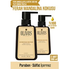 Olivos 500 ml Doğal Zeytinyağlı Mandalina Sıvı Sabun Ferahlatıcı Özellikli El Sabunu