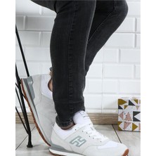 Hammer Jack Beyaz Puruty-Krep  Deri Erkek Spor Ayakkabı 102 19253-M