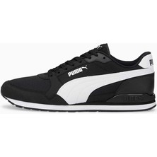 Puma St Runner V3 Mesh 384640 01 Erkek Siyah-Beyaz Günlük Spor Ay