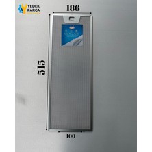 Bosch Uyumlu DHI642ETR Davlumbaz Metal Yağ Filtresi