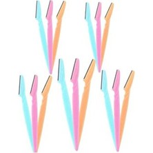 Zerdünya 15 Adet Kaş Bakım Usturası Yüz Jileti Kolay Kullanım için Özel Tasarım