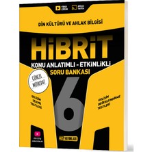 Hız Yayınları 6. Sınıf Din Kültürü ve Ahlak Bilgisi Hibrit Konu Anlatımlı Etkinlikli Soru Bankası Hız Yayınları