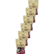 Cubes Küp Şeklinde Dana Eti  Köpek Ödül Maması 80GR Altılı Paket