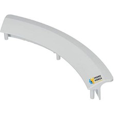 Siemens Uyumlu WT44E100 Çamaşır Kurutma Makinesi Kapak Mandal Tutamağı Dar Beyaz