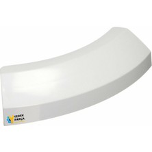 Bosch Uyumlu WTV74105GB Çamaşır Kurutma Makinesi Kapak Mandal Tutamağı Geniş Beyaz
