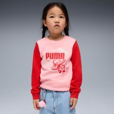 Puma Little Runners Crew Çocuk Bisiklet Yaka Sweatshirt