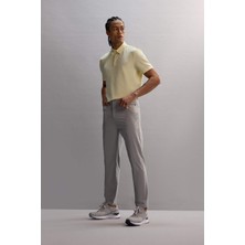 DeFacto Slim Fit Dar Kesim Standart Paça Dokuma Sporcu Pantolon E3333AX25AU