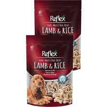 Semi Moist Kuzulu ve Pirinçli Kemik Şekilli Köpek Ödül Maması 150 gr Ikili Paket