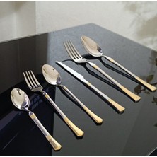 Şık ve Dayanıklı Gümüş Yemek Takımı, Zarif ve Kullanışlı Set.