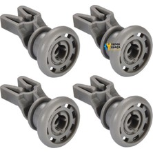 Beko Uyumlu DSN4530 Bulaşık Makinesi Sepet Tekerleği Üst Teker 4 Adet