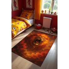 Dijital Baskı Futbol Halısı Makinede Yıkanabilir Anti Bakteriyel Leke Tutmaz Kaymaz Taban