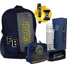 Fenerbahçe Okul-Sırt Çantası , Beslenme Çantası , Kalem Çantası - Lisanslı Bardaklı Çelik Termos Premium Set