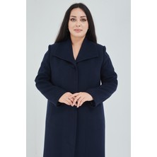 Fagi Kadın Büyük Beden  Mendil Yaka Manto