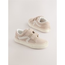 Krem Bantlı Sneaker