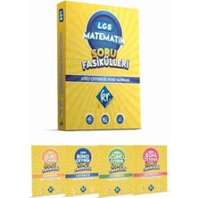 Kr Akademi Yayınları KR Akademi  8.Sınıf LGS Matematik Soru Fasikülleri Dört Çeyreklik Soru Bankası
