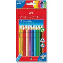 Faber-Castell Su Bazlı 12 Renk Jumbo Grip Boya Kalemi Ergonomik Tasarım ile Çocukların Yaratıcılığını Destekler