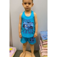 Luneria Erkek Çocuk Atlet Boxer Desenli 2'li Takım