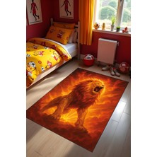 Dijital Baskı Futbol Halısı Makinede Yıkanabilir Anti Bakteriyel Leke Tutmaz Kaymaz Taban