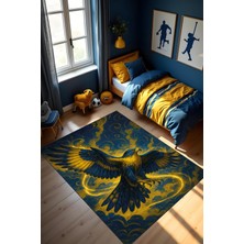 Dijital Baskı Futbol Halısı Makinede Yıkanabilir Anti Bakteriyel Leke Tutmaz Kaymaz Taban