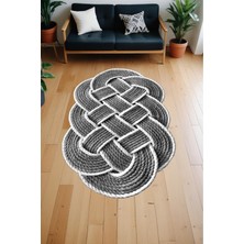 Dijital Baskı Lazer Kesim Örgü 3 Boyut Dekoratif Makinada Yıkanabilir Salon Mutfak ve Yolluk Halısı