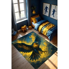 Dijital Baskı Futbol Halısı Makinede Yıkanabilir Anti Bakteriyel Leke Tutmaz Kaymaz Taban