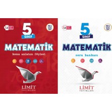 Limit 2025 5. Sınıf Matematik Konu Anlatım + Soru Bankası Seti 2 Kitap Güncel Müfredat
