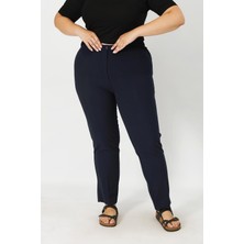 Kumaş Pantolon Esnek Düğmeli Belden Lastikli